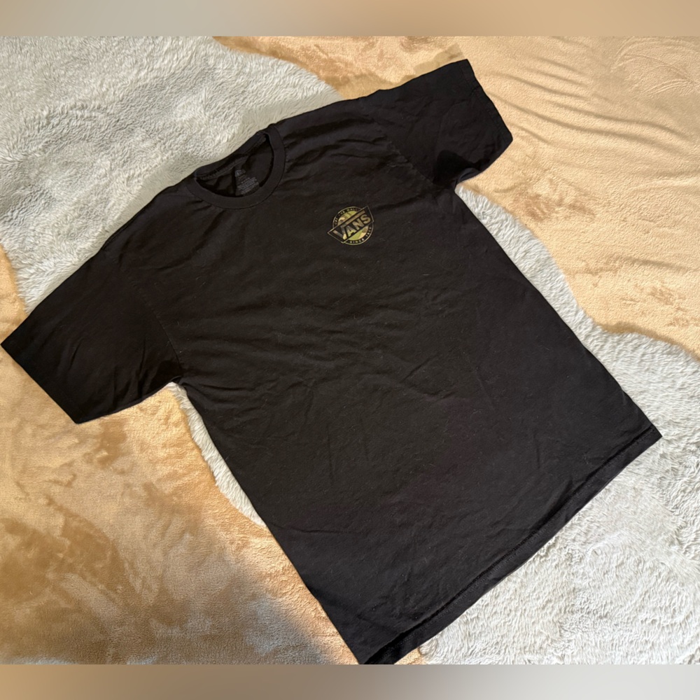 Vans Black Short Sleeve Tees